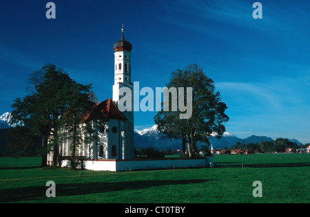 Santuario di San Coloman a Schwangau Foto Stock