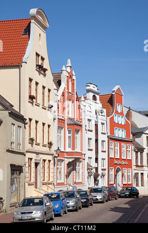 Magazzini, Bohrstrasse, Wismar, Meclemburgo-Pomerania Occidentale, Germania Foto Stock