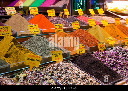 Le spezie per la vendita Foto Stock