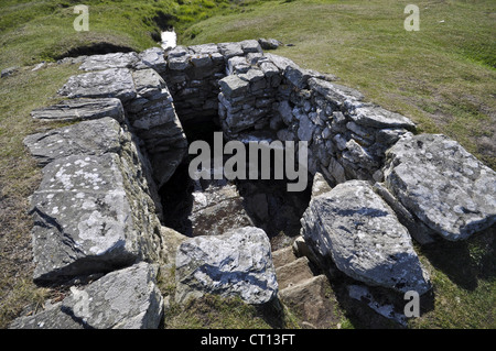 St Gwenfaens ben testa Rhoscolyn Isola Santa su Anglesey Foto Stock