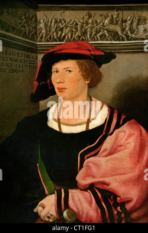 Benedikt von Hertenstein 1517 Hans Holbein il Giovane tedesco in Germania Foto Stock