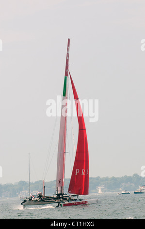 Americas Cup 2012 Newport Foto Stock