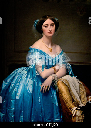 Princesse de Broglie 1851 da Jean Auguste Dominique Ingres Francia - Francese Foto Stock