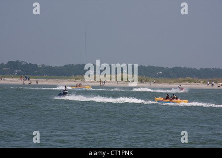 Banana Boat Foto Stock