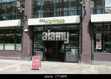 Little waitrose - Birmingham Regno Unito shop anteriore - Luglio 2012 Foto Stock