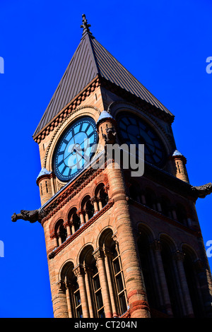 Torre dell Orologio vecchio Municipio Toronto Ontario Canada Foto Stock