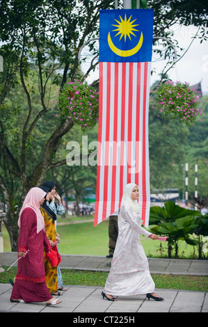 Celebrazioni del giorno dell'indipendenza, Kuala Lumpur, Malesia, Sud Est asiatico Foto Stock