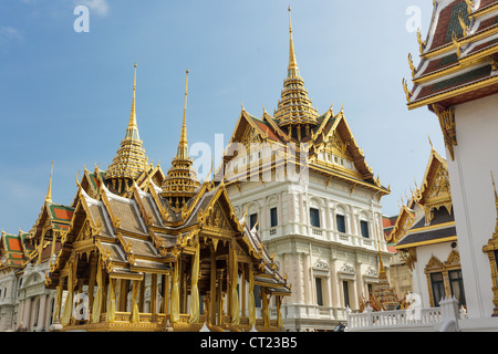 Bangkok Royal Palace al Wat Phra kaeo tempio, Thailandia Foto Stock