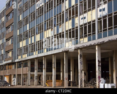 Ufficio abbandonati edifici nel centro città di Bristol REGNO UNITO Foto Stock