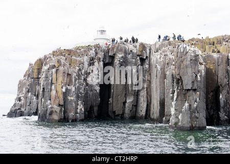 Un viaggio all'interno e farne la scogliera Foto Stock