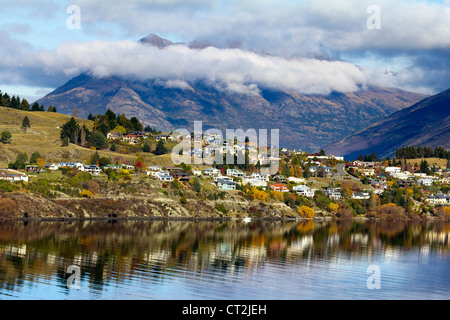 Scenario mozzafiato intorno a Queenstown, Nuova Zelanda 8 Foto Stock