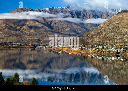 Scenario mozzafiato intorno a Queenstown, Nuova Zelanda 13 Foto Stock