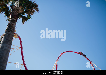 Hollywood Rip Ride Rockit rollercoaster Universal Studios Orlando, Florida, Stati Uniti d'America Foto Stock