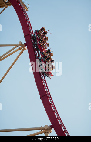Hollywood Rip Ride Rockit rollercoaster Universal Studios Orlando, Florida, Stati Uniti d'America Foto Stock