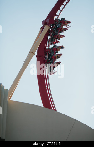 Hollywood Rip Ride Rockit rollercoaster Universal Studios Orlando, Florida, Stati Uniti d'America Foto Stock