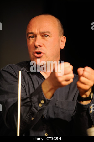 Il Computer Science Professor Chris Vescovo parlando a Cheltenham Science Festival Regno Unito Foto Stock