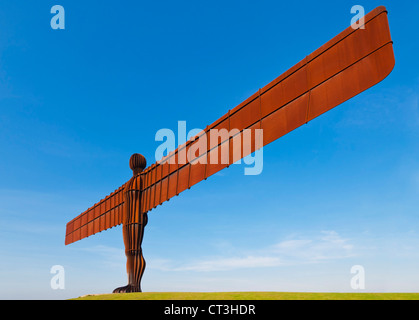 Angelo del Nord la scultura di Antony Gormley Gateshead Newcastle-upon-Tyne Inghilterra gb uk eu europe Foto Stock