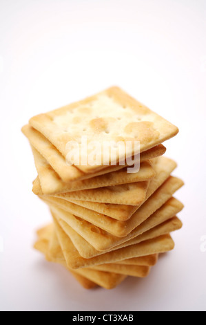 Gustosi biscotti isolato sul bianco Foto Stock