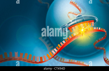 L'interferenza del RNA Foto Stock