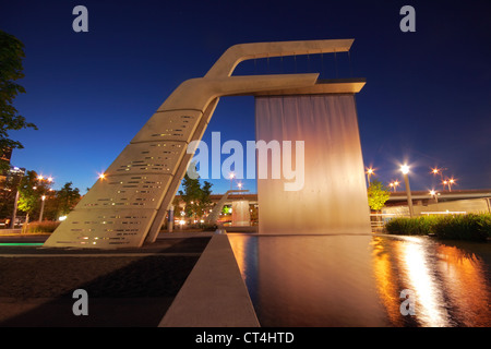 Luce di scultura di docce in comune Sherbourne Foto Stock