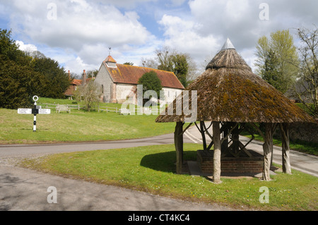 Il villaggio di Oriente Marden, Sussex, Inghilterra Foto Stock