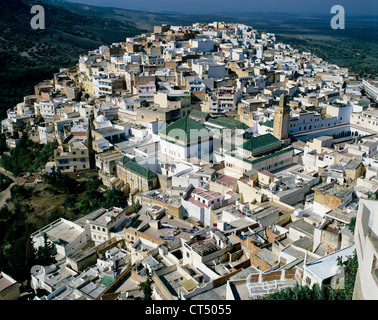 Il Marocco. Moulay Idriss. Nei pressi di Meknes. Foto Stock