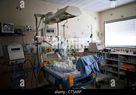 Rianimazione del neonato Foto Stock