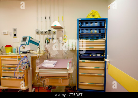 Rianimazione del neonato Foto Stock