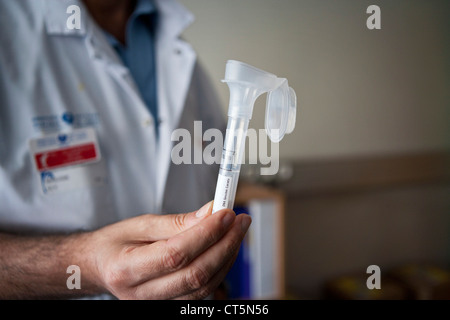 Lo screening per il cancro della prostata Foto Stock