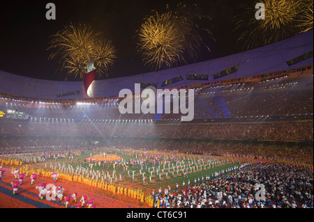 Cerimonia di chiusura del 2008 Giochi Paralimpici a Pechino in Cina il 16 settembre 2008. Foto Stock