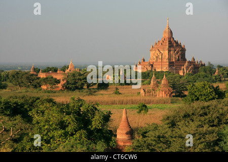 Tempio Sulamani, Bagan zona archeologica, regione di Mandalay, Myanmar, sud-est asiatico Foto Stock