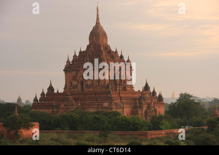 Tempio Sulamani, Bagan zona archeologica, regione di Mandalay, Myanmar, sud-est asiatico Foto Stock