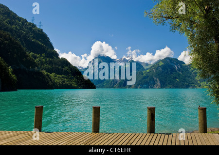 La Svizzera, Canton Svitto, Brunnen, Sisikon, lago di Lucerna, paesaggio Foto Stock