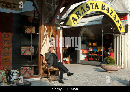 Türkei, Istanbul, Sultanahmet, Arasta Bazaar (türk. Sipahi Carsisi) Foto Stock