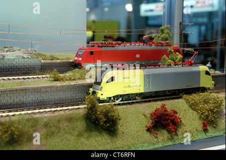 Nuernberg Toy Fair - modello locomotori Foto Stock