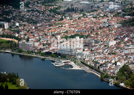 Una veduta aerea di Vichy (Allier - Auvergne - Francia). La Vichy dal di sopra. Foto Stock