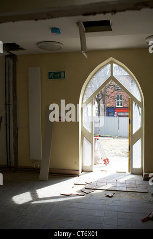 St George cripta senzatetto carità drop-in centro, Leeds, Regno Unito. Foto Stock