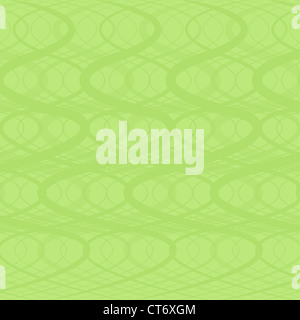 Sfondo verde chiaro - astrazione con strisce di torsione Foto Stock