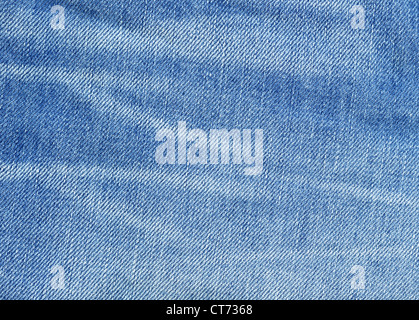 Indossato blue jeans demin texture di sfondo, Foto Stock