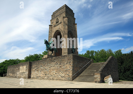 Kaiser-Wilhelm-Denkmal in Dortmund-Syburg, Ruhrgebiet, Renania settentrionale-Vestfalia, Kaiser Wilhelm I. Foto Stock