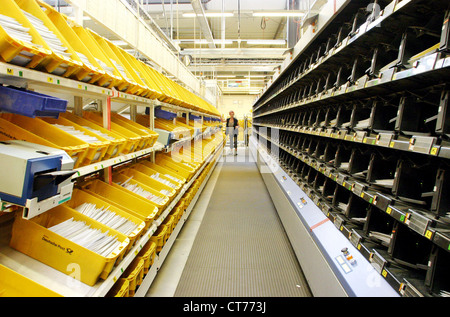 Frachtpostzentrum di Deutsche Post AG di Berlino Foto Stock