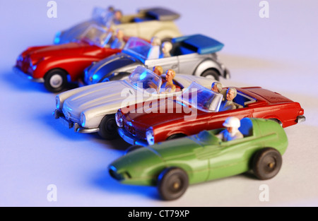 Wiking model cars, cabrio Foto Stock