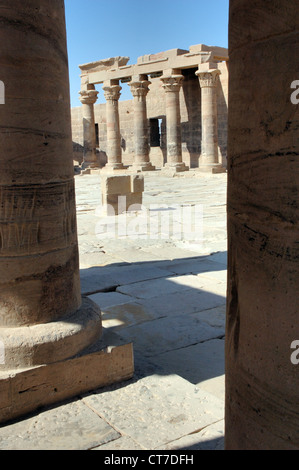 Tempio di Iside, Philae, Egitto Foto Stock