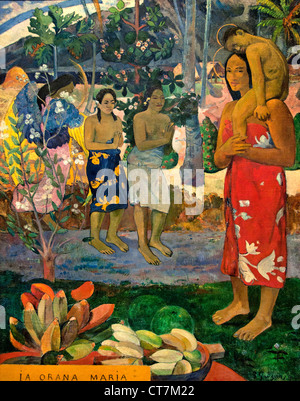 Ia Orana Maria Ave Maria 1891 Paul Gauguin 1848-1903 Francia - Francese Foto Stock