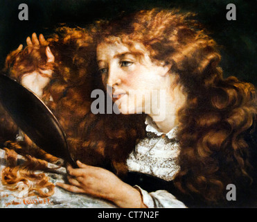 Jo la Belle Irlandaise 1865 Jean Désiré Gustave Courbet 1819 - 1877 il francese in Francia Foto Stock