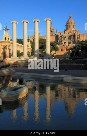 In Spagna, in Catalogna, Barcellona, Museu Nacional d'Art de Catalunya, Palau d'Alfons XIII, Foto Stock