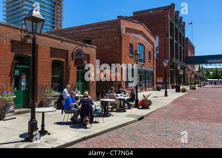 Il Mattone Street Bakery Cafe nel quartiere di distilleria, Toronto, Ontario, Canada Foto Stock