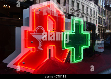 Berlino, icona di farmacia Foto Stock