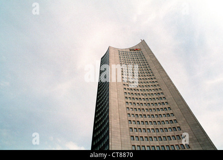 Leipzig, l'Uniriese Augustusplatz Foto Stock