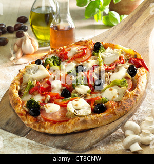 Pizza dolce da forno Foto Stock